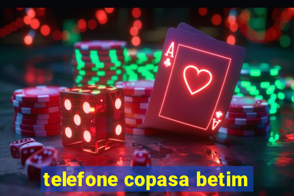 telefone copasa betim